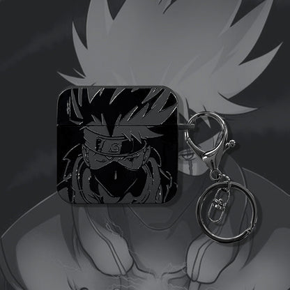 KAKASHI BLACK ENGRAVED AIRPODS CASE