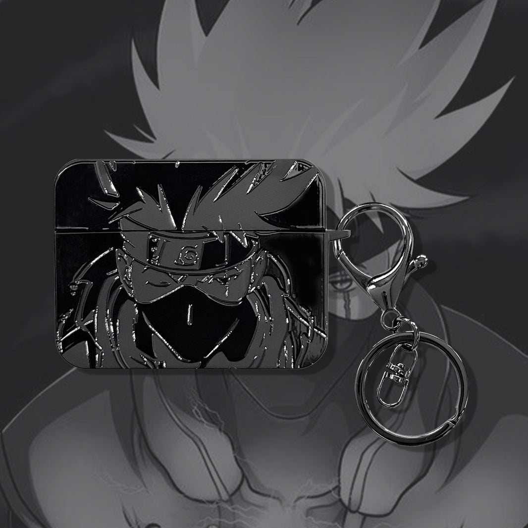 KAKASHI BLACK ENGRAVED AIRPODS CASE