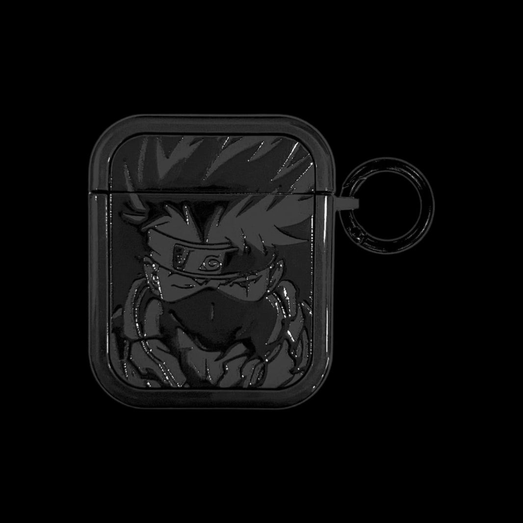 KAKASHI BLACK ENGRAVED AIRPODS CASE