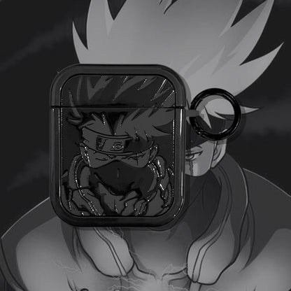 KAKASHI BLACK ENGRAVED AIRPODS CASE