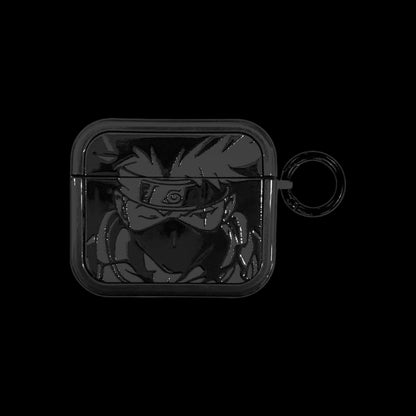 KAKASHI BLACK ENGRAVED AIRPODS CASE
