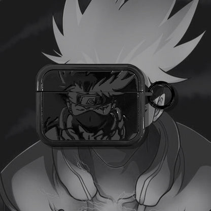 KAKASHI BLACK ENGRAVED AIRPODS CASE