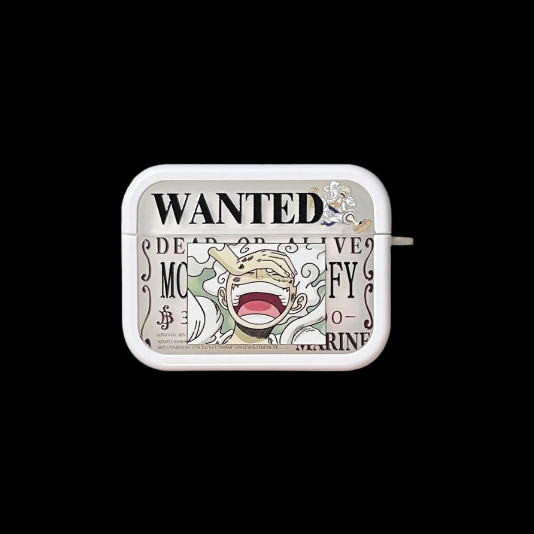 LUFFY BOUNTY POSTER AIRPODS CASE