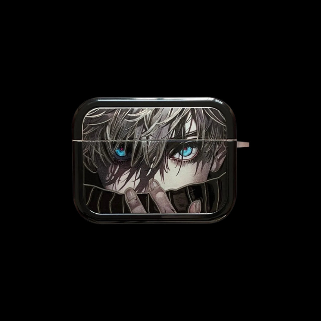 GOJO SATORU AIRPODS CASE INFINITY EYES EDITION