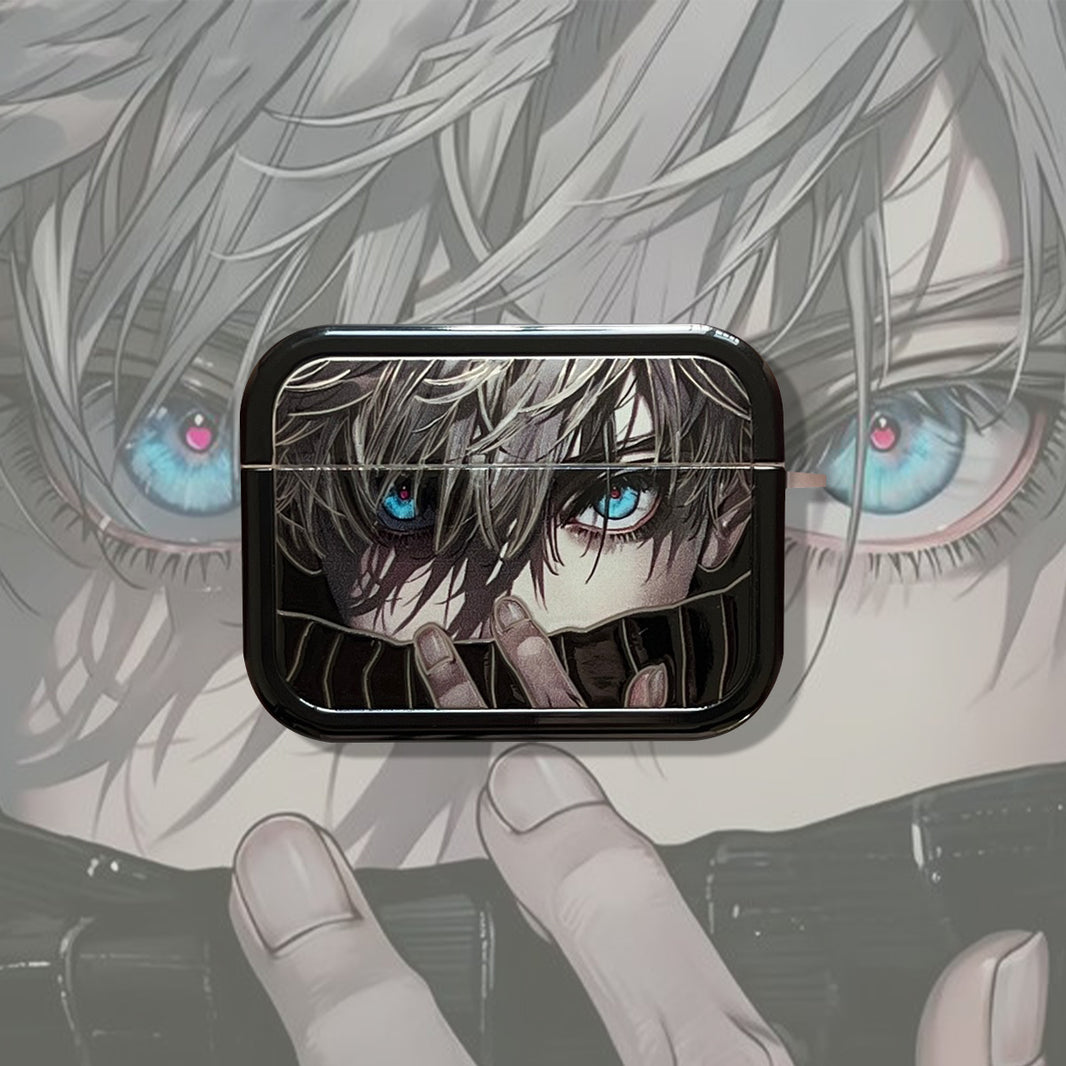 GOJO SATORU AIRPODS CASE INFINITY EYES EDITION