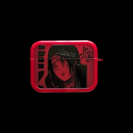 ITACHI UCHIHA AIRPODS CASE RED AKATSUKI EDITION