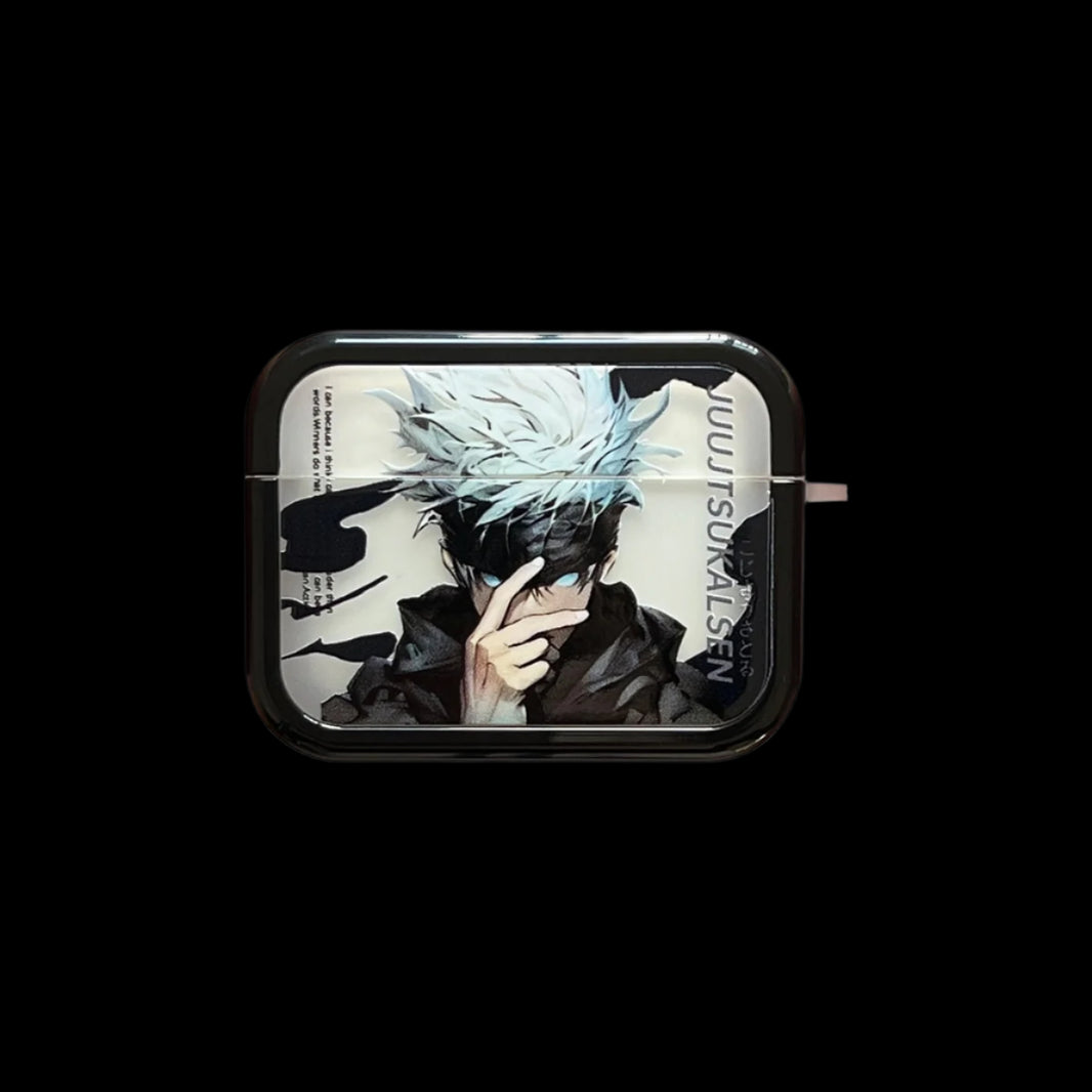 GOJO SATORU AIRPODS CASE WHITE CURSE EDITION