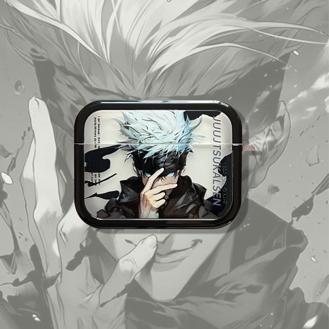 GOJO SATORU AIRPODS CASE WHITE CURSE EDITION