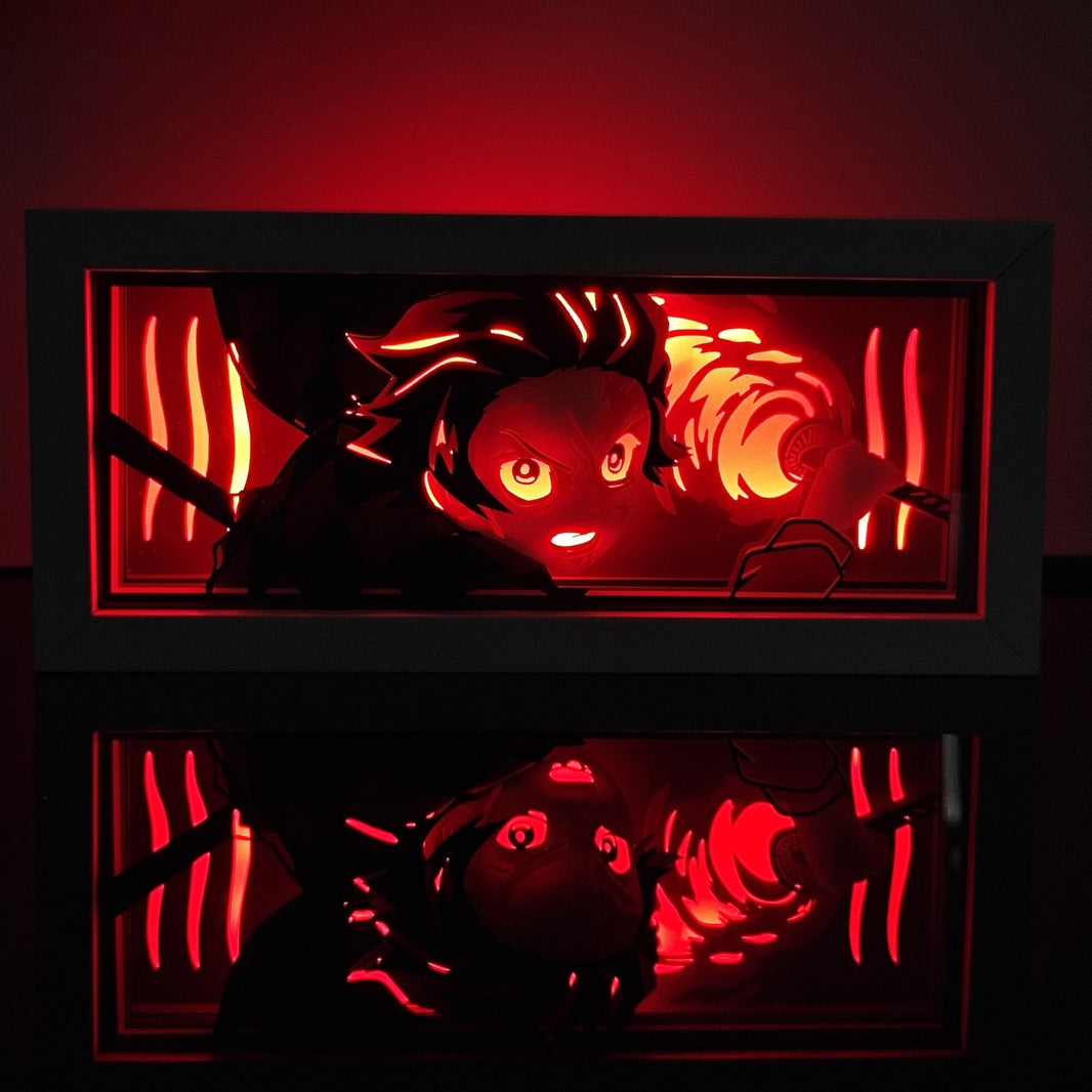 KAMADO TANJIRO FIRE STYLE  LIGHT BOX