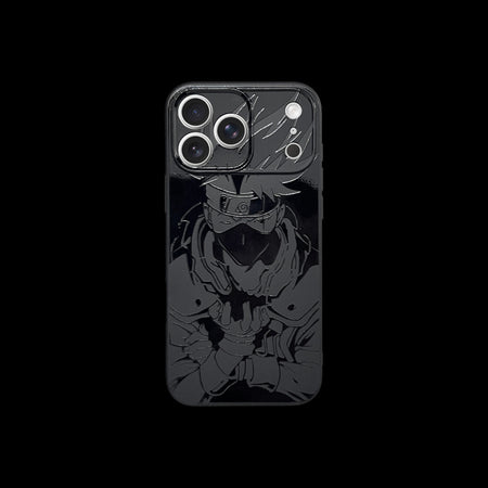 KAKASHI CHIDORI BLACK ENGRAVED IPHONE CASE