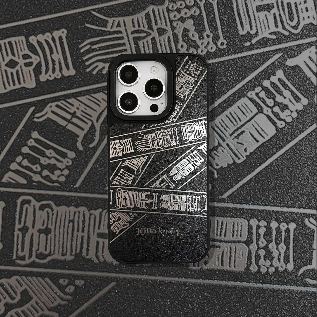 JUJUTSU KAISEN CURSED SCRIPT IPHONE CASE