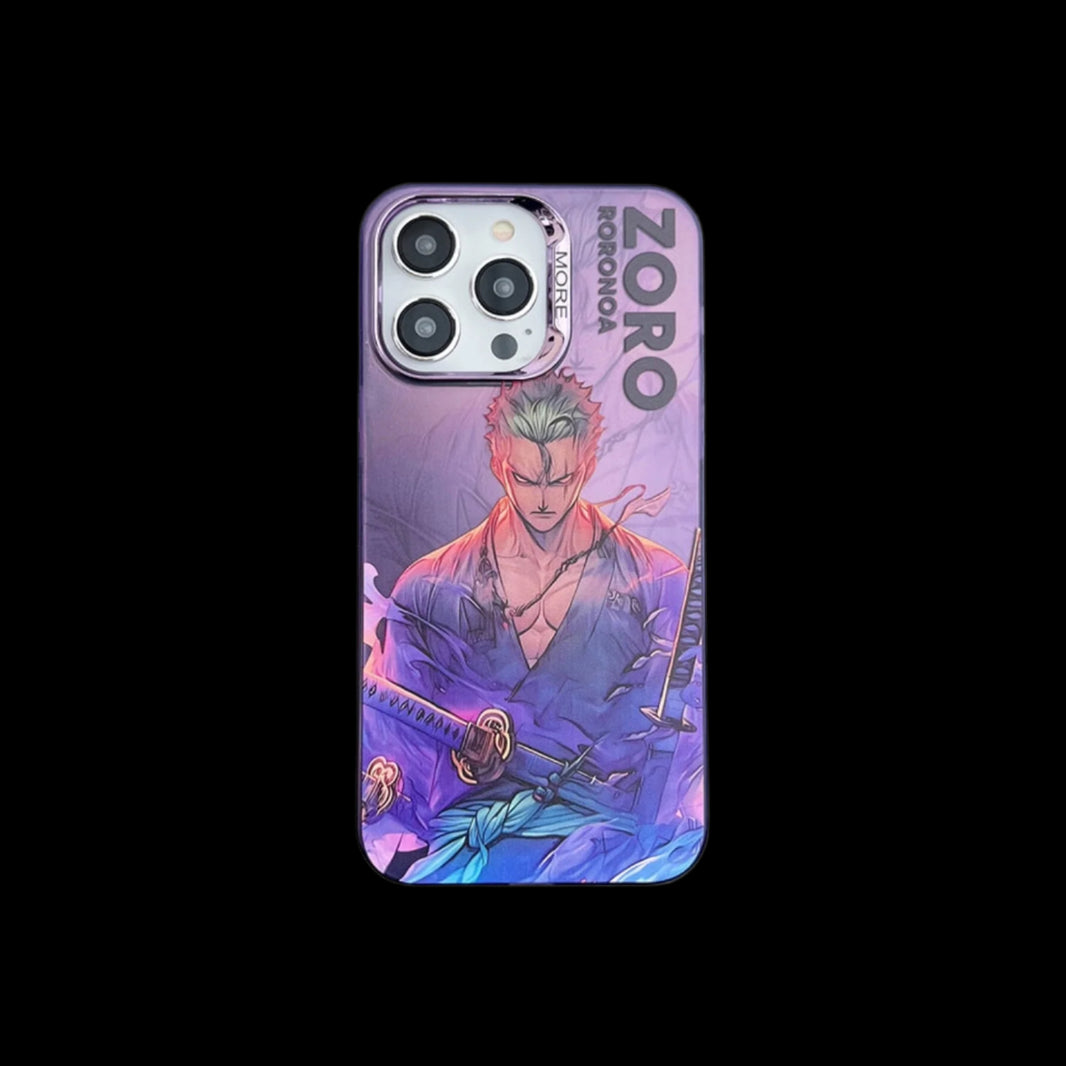 RORONOA ZORO IPHONE CASE – KING OF HELL PURPLE EDITION
