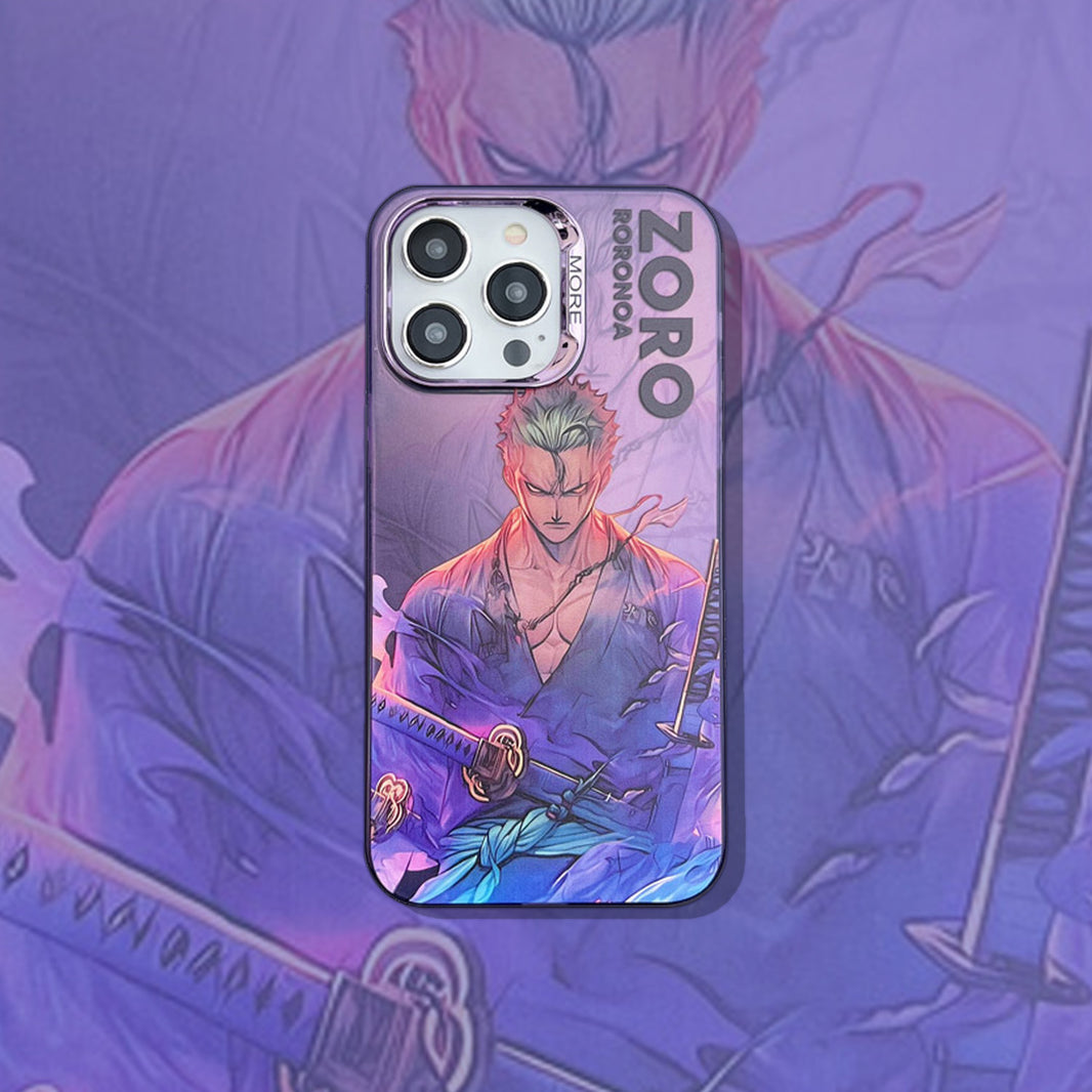 RORONOA ZORO IPHONE CASE – KING OF HELL PURPLE EDITION