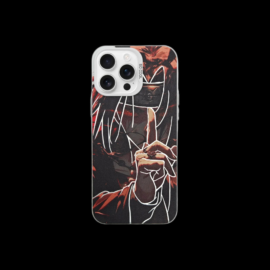 ITACHI UCHIHA MOBILE CASE – AKATSUKI SHARINGAN EDITION
