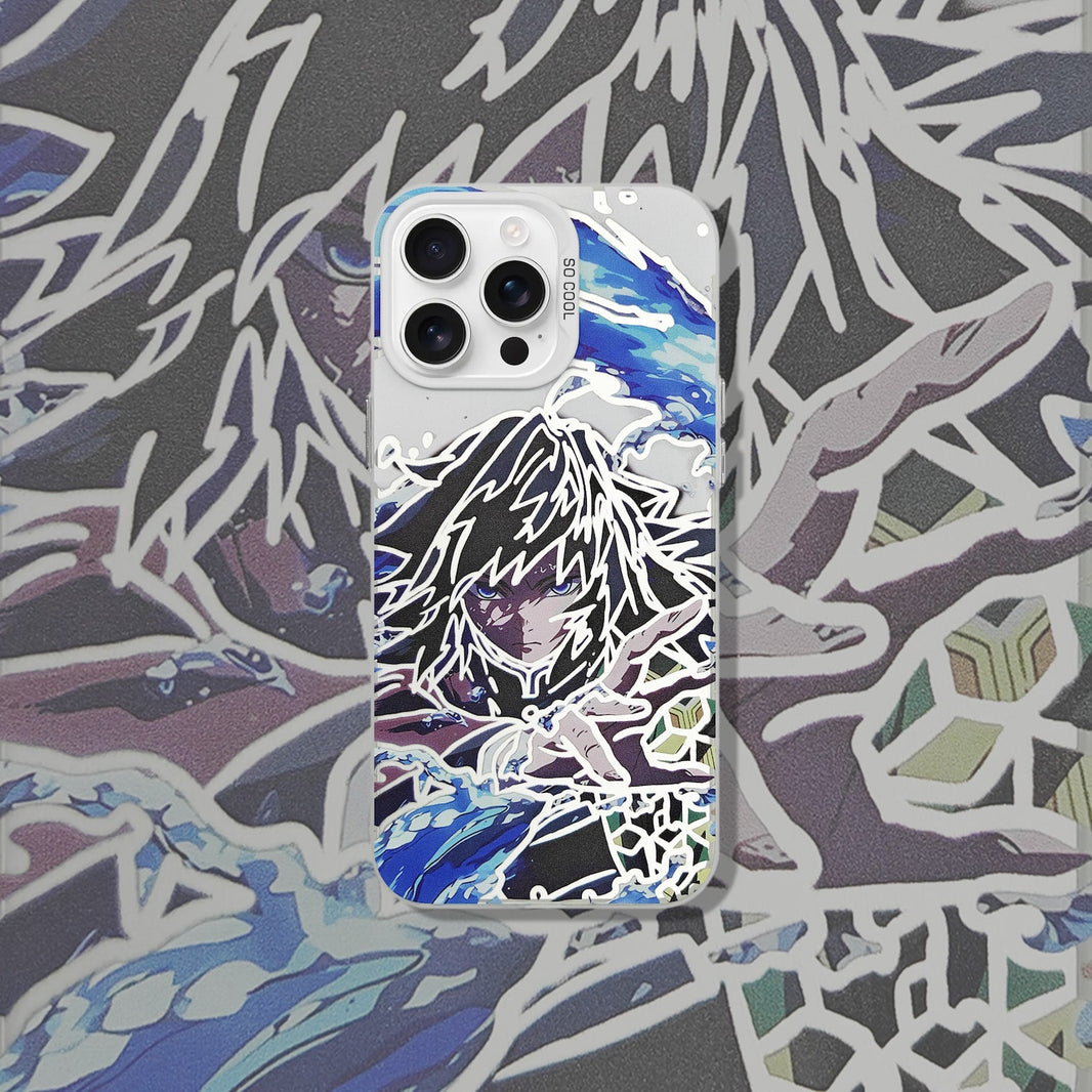 GIYU TOMIOKA MOBILE CASE – WATER HASHIRA EDITION