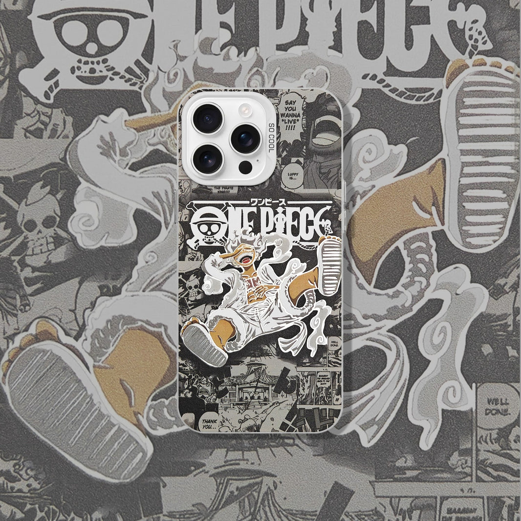 LUFFY GEAR 5 MOBILE CASE – MANGA COLLAGE EDITION