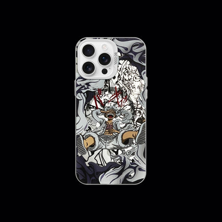 MONKEY D. LUFFY GEAR 5 WITH MANGA BACKGROUND MOBILE CASES